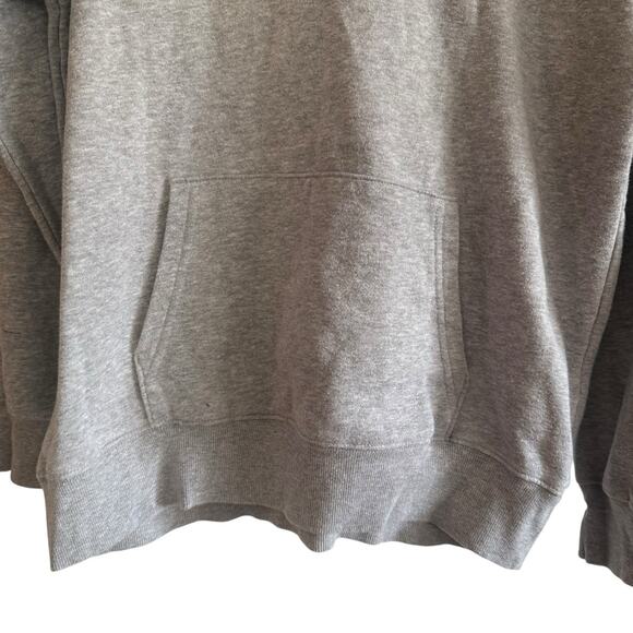 The North Face Women’s Medium Gray Pullover Hoodie Sweatshirt Fleece Lined - Picture 3 of 9
